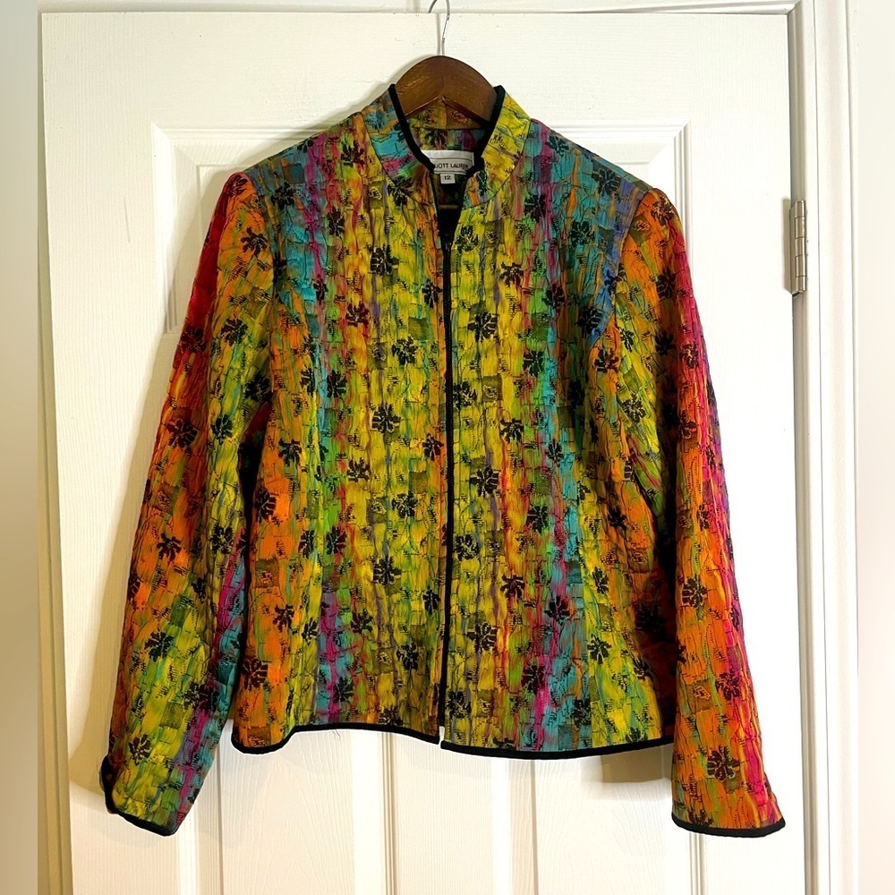 ELLIOTT LAUREN  MULTICOLOR  FULL ZIP  JACKET